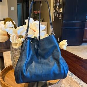 Coach Madison Phoebe Shoulder Bag, Persian Blue